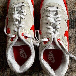 Nike Air Max 1 Golf White/Orange Size 10 Men’s – Great Condition
